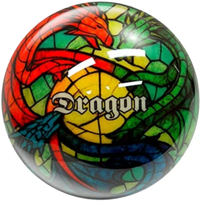 Swag Dragon Stained Glass Poly